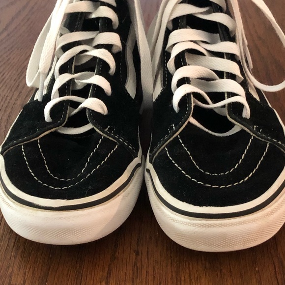 VANS Off The Wall Hi tops Youth Size 4 Excellent Condition - Picture 7 of 13